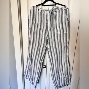 Gap wide leg linen pants